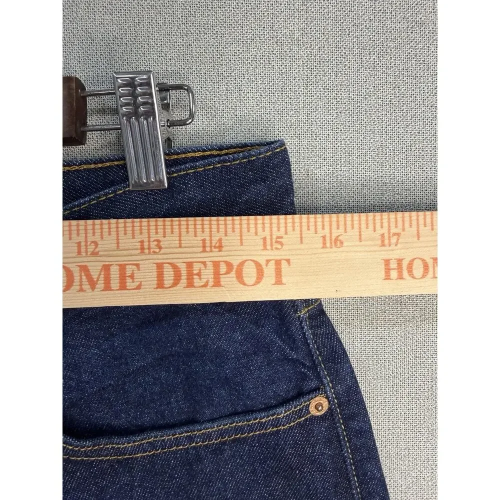 Levi’s Men’s 505 Regular Fit Jeans Dark Stonewash Blue Denim 32 x 32 (31 Actual)